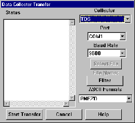 import raw data from tds, smi and sdr data collectors