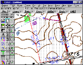 quick draw and plot deeds using coordinates